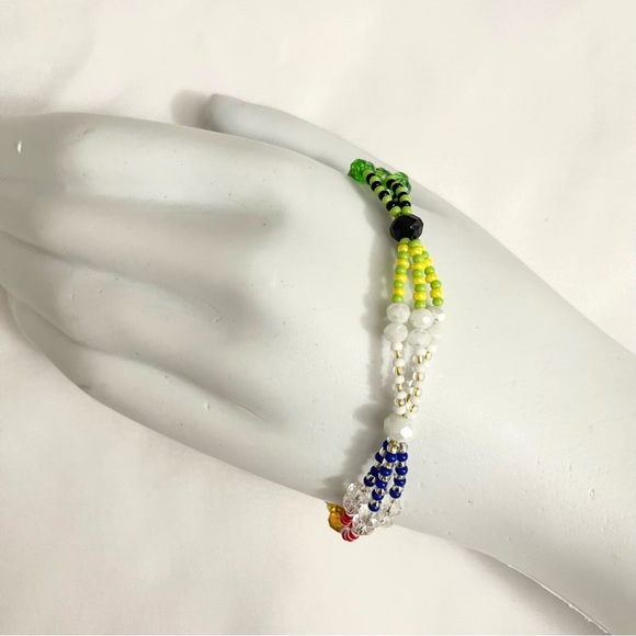 7 powers three strand bracelet for women’s or men’s - Picture 2 of 2